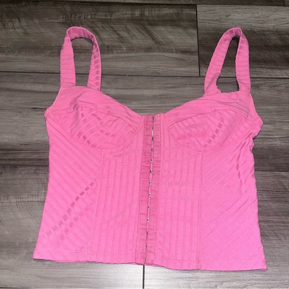 Free People Tops - Free People Serenity Corset Cami by Intimately, Pink